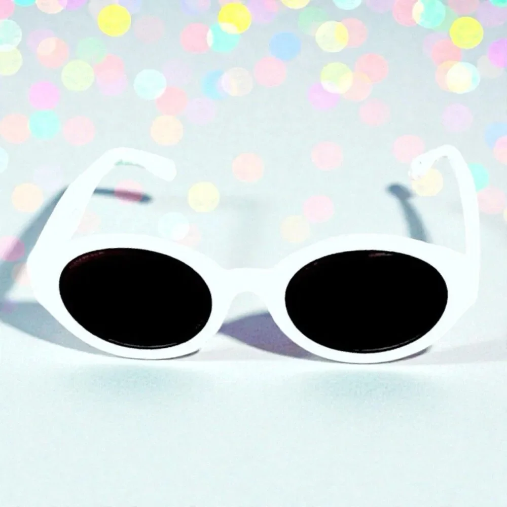 Nectar Sunglasses Atypical in White With Black Lens New with Tags